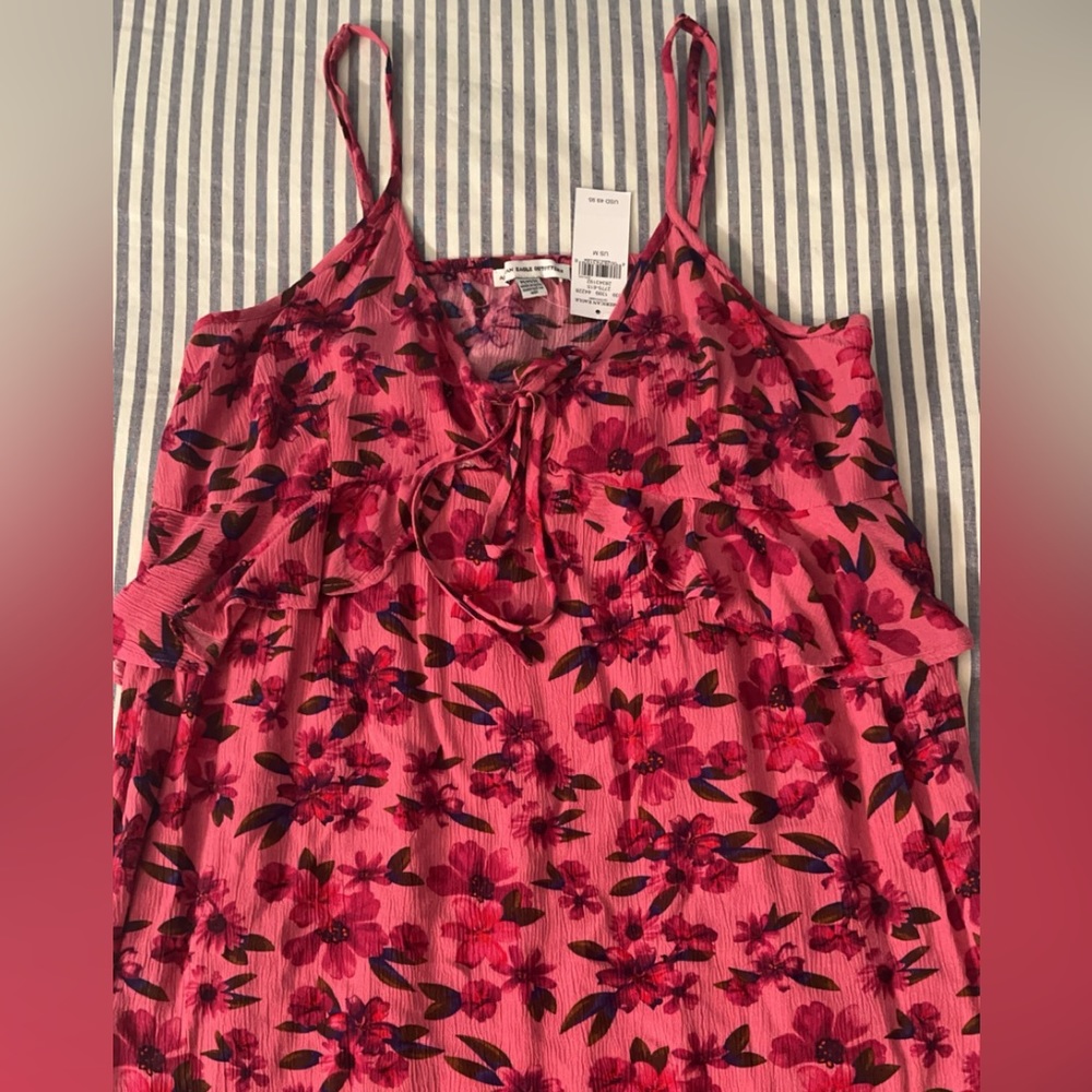 NWT AE Hi-Lo Ruffled Maxi - Picture 4 of 5